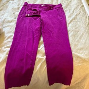 Ann Taylor Loft hot purple capri dress pants!! Size 4, as good as new!!